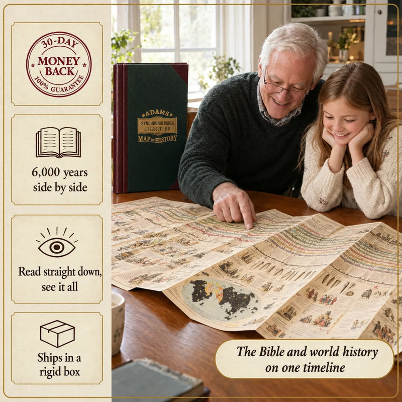 Adams Map of History, gilded hardcover