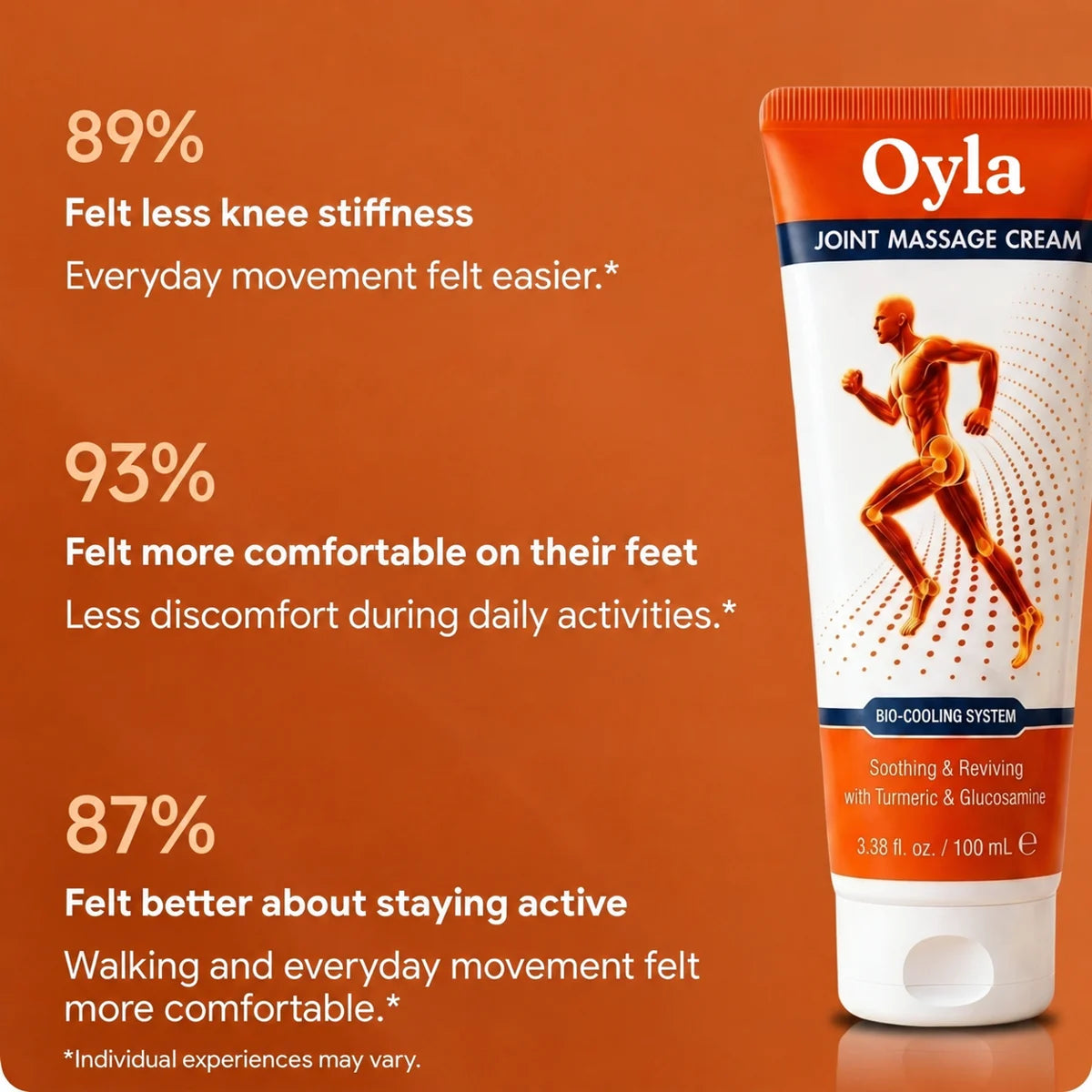 Oyla cools fast, feels light and fits a daily routine