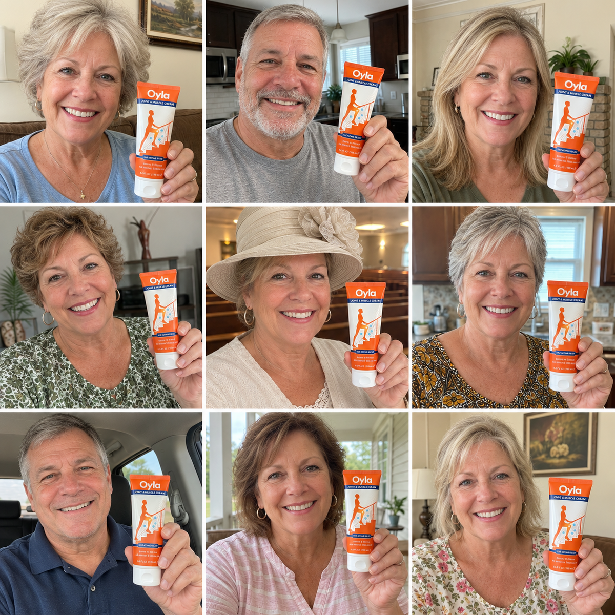 Oyla customers holding their tubes